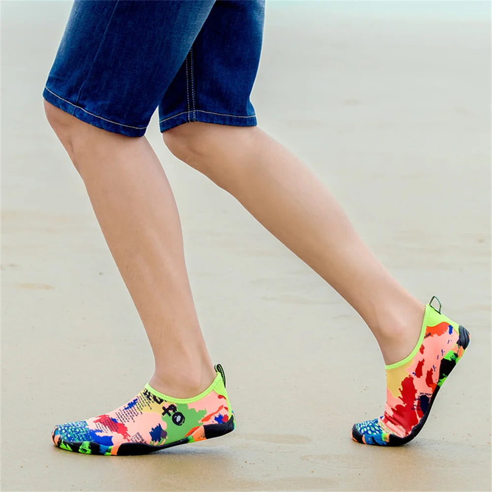 Quick-Drying Summer Water Shoes Unisex Seaside Beach Sock Barefoot Sneakers Men Swimming Upstream Sports Diving Aqua Shoes Women