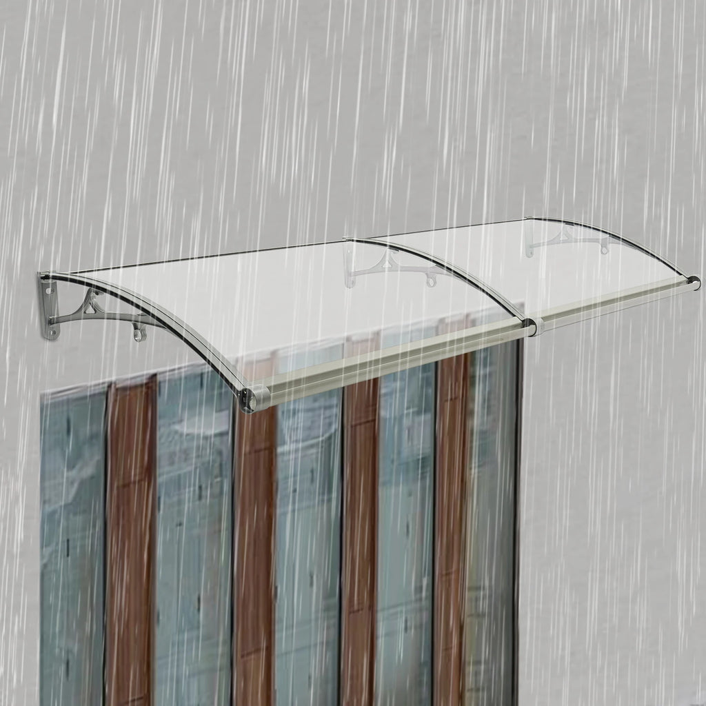 Front Door Arch Rainshed Easy to Install Canopy for Outdoor Sun Protection for Balconies/Roofs/Yards/Garages