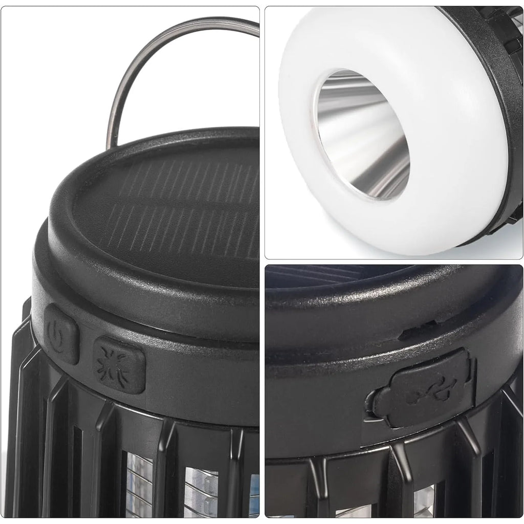 Mata Mosquitos Solar 3 en 1 Portátil ShinLuxe | 2pcs | Patio, Camping y Hogar ☀️ - Firu Total Sales