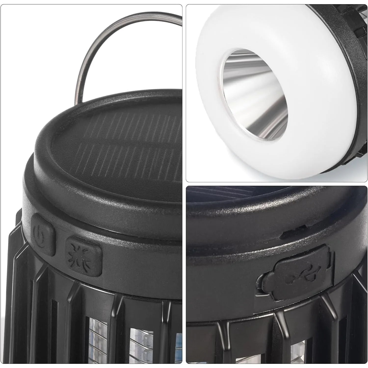 Mata Mosquitos Solar 3 en 1 Portátil ShinLuxe | 2pcs | Patio, Camping y Hogar ☀️ - Firu Total Sales