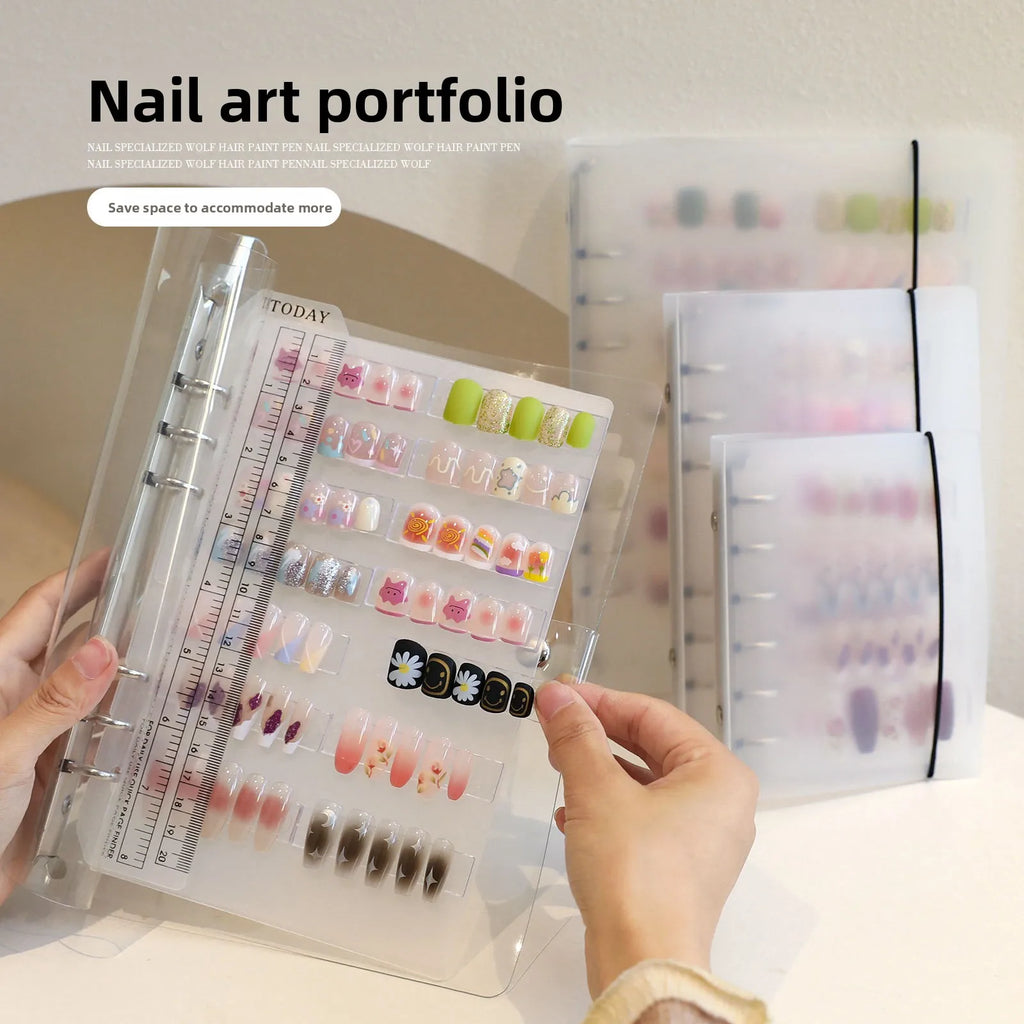 Álbum Organizador de Nail Art DIY | Exhibidor de Diseños | Herramienta de Almacenamiento 💅 - Firu Total Sales