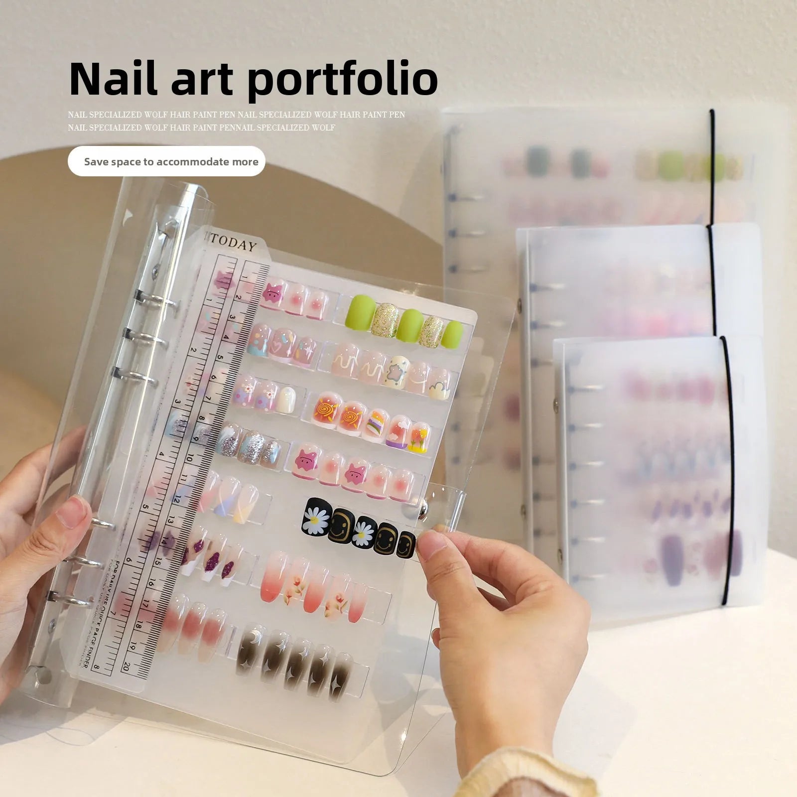Álbum Organizador de Nail Art DIY | Exhibidor de Diseños | Herramienta de Almacenamiento 💅 - Firu Total Sales