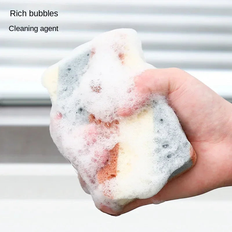 Cleaning Tools 5/10/20 Pieces Dishwashing Sponges Wood Pulp Cotton Colorful Magic Cleaning Sponges Kitchen Cleaning Tools