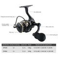 Carrete Spinning APWIKOGER ZP 500/800 | 13+1BB | 6.3:1 | Ultra Ligero | Agarre EVA | Copa Metal - Firu Total Sales