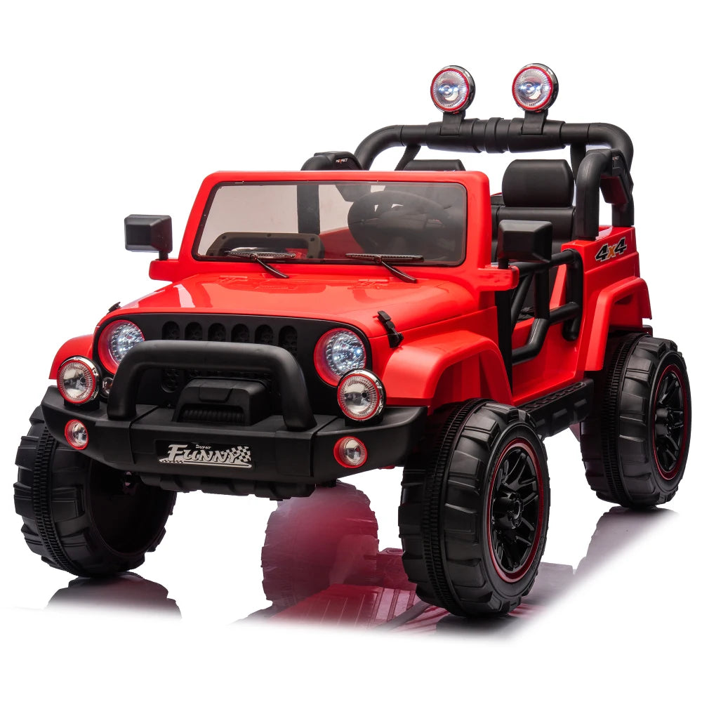 Carro Eléctrico 2 Asientos 24V para Niños | Control Padres | Bluetooth | 3-8 Años 🚗 - Firu Total Sales