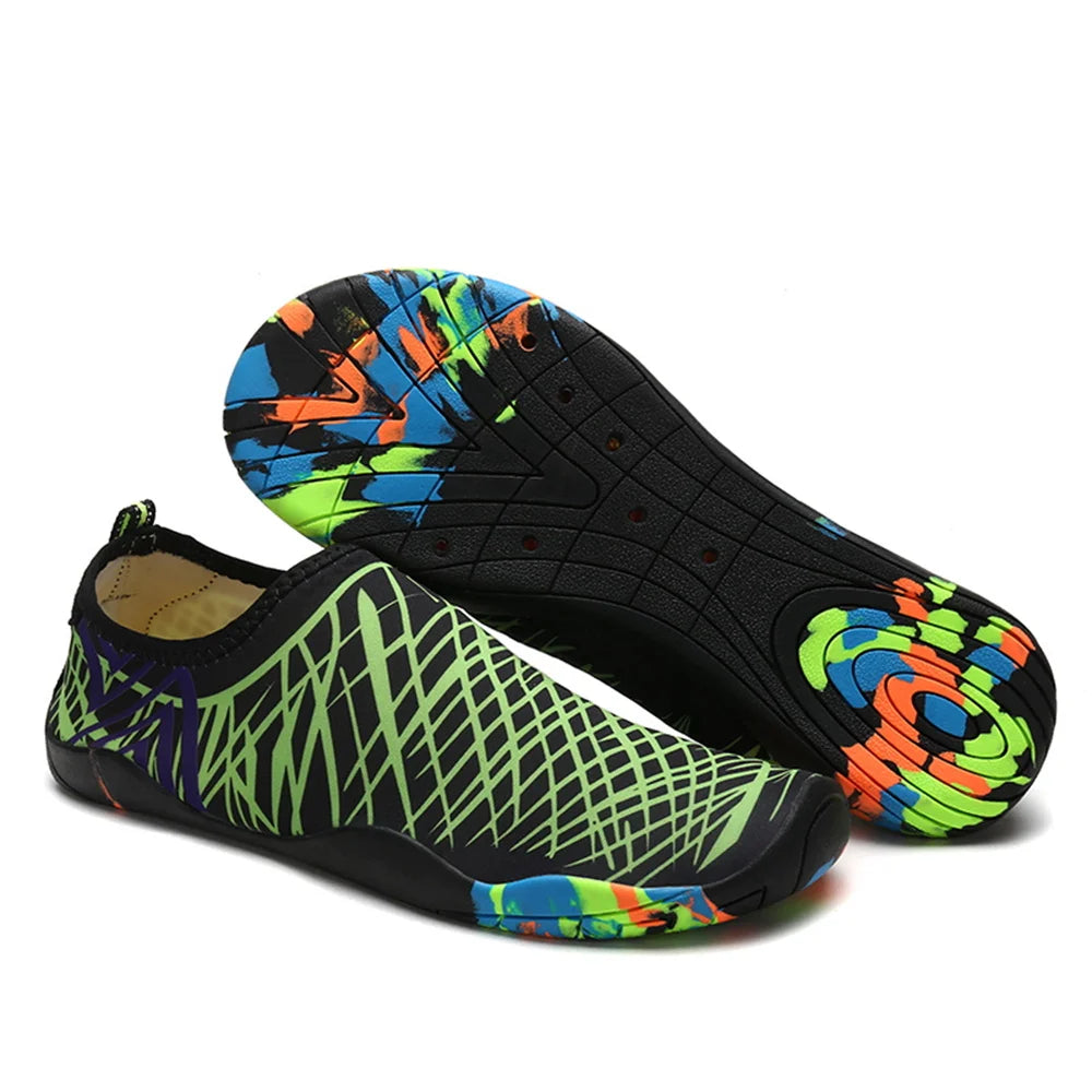 Quick-Drying Summer Water Shoes Unisex Seaside Beach Sock Barefoot Sneakers Men Swimming Upstream Sports Diving Aqua Shoes Women