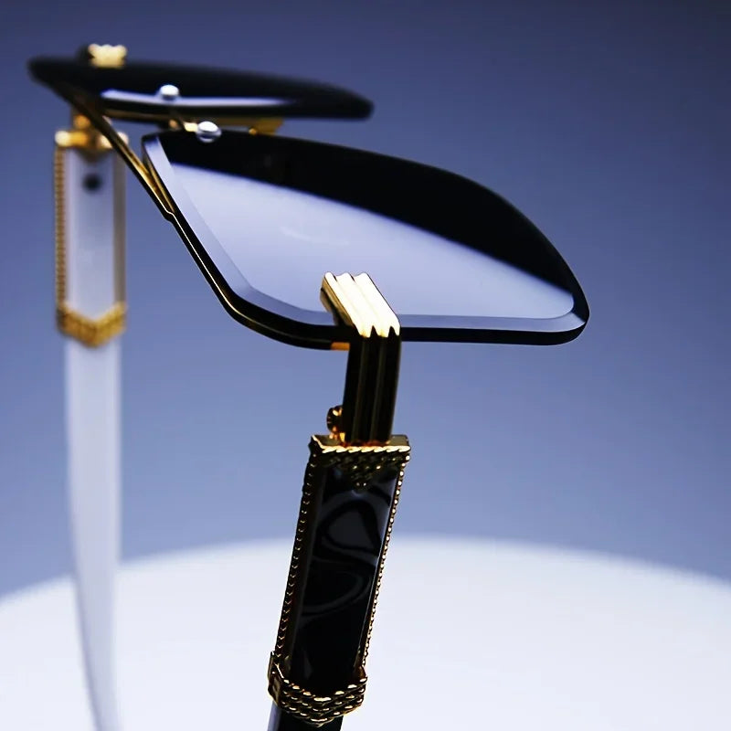 Fashion Rimless Frameless Sunglasses | Classic Small Square | Men & Women