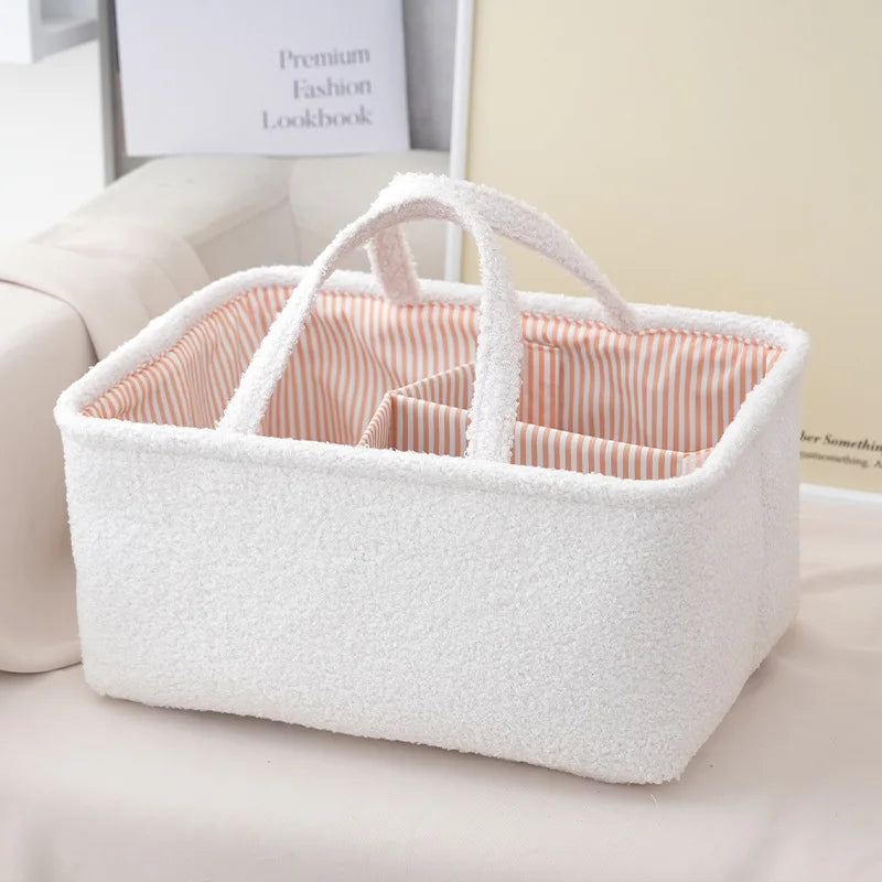 Customized Name Portable Mommy Bag Diaper Bag Feeding Bottle Storage Handbag Multifunctional Baby Products Organizer Basket