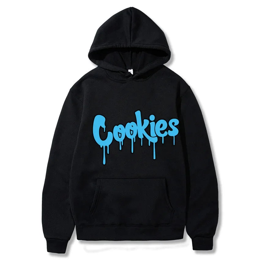 2024 new anime cookie printed cotton men's autumn and winter men's and women's sweatshirt hoodie