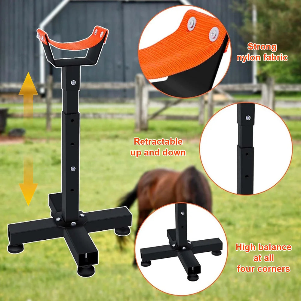 Soporte Ajustable para Herrador de Caballos | Instrumento Veterinario | Casco 🐎
