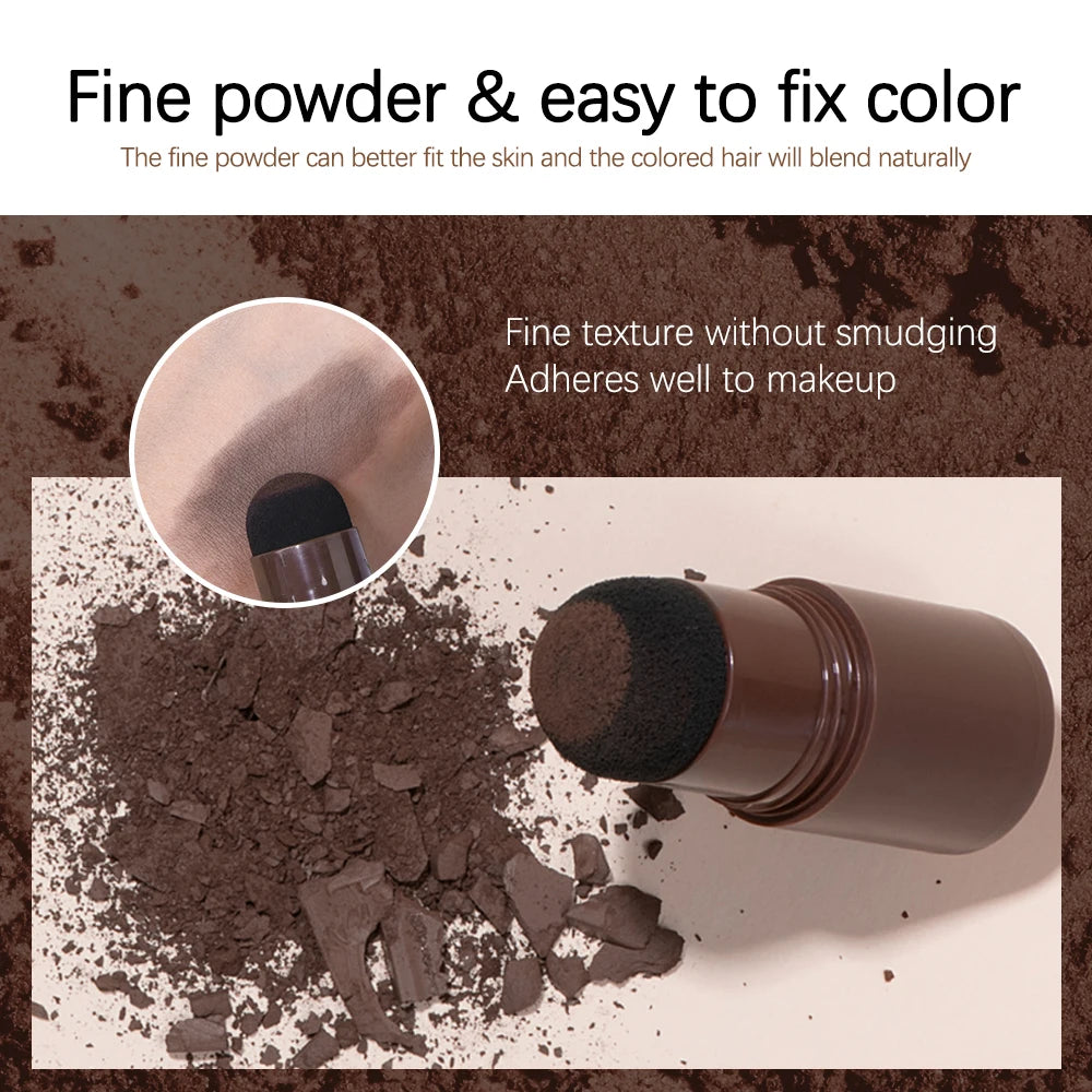 Hairline Powder Long Lasting Shadow Filling Forehead Hair Gaps Waterproof Sweat-proof Fine Powder Natural Color Hairline Makeup