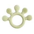 Silicone Teether Ring BPA Free — Baby Chewing Toy | 0-12 Months Gift