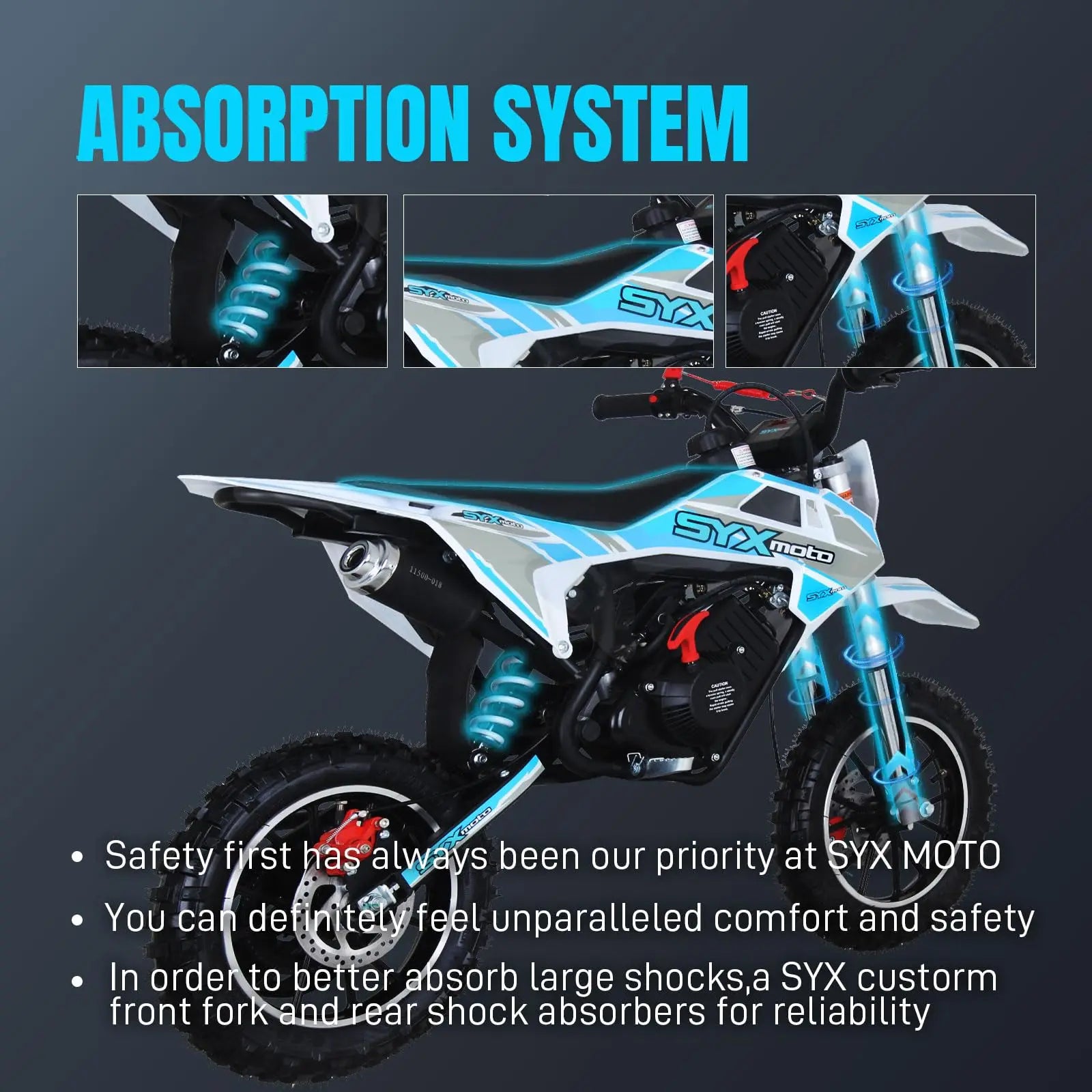 Mini Moto de Gasolina 58cc para Niños | 4 Tiempos | Off-Road | 6-12 Años 🏍️ - Firu Total Sales