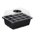 Seed Starter Kits Seedling Starter Trays (12 Cells per Tray) Humidity Adjustable Plant Germination Kits Garden Seed Starting Tra
