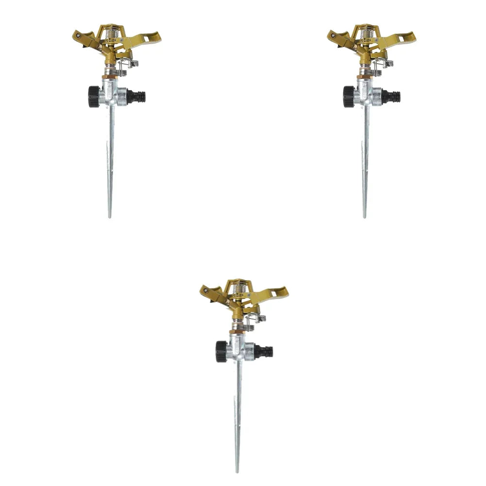 Outdoor Misting Cooling System Adjustable Rotating Watering Sprayer Garden Metal Irrigation Sprinkler Watering Irrigation Tool