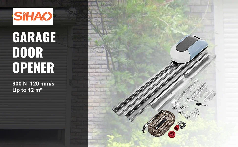 Sihao Electric Operator Gate Automatic Garage Door Opener With Remote Control 800N1000N Pulling Force Automatic Gates For Hotel