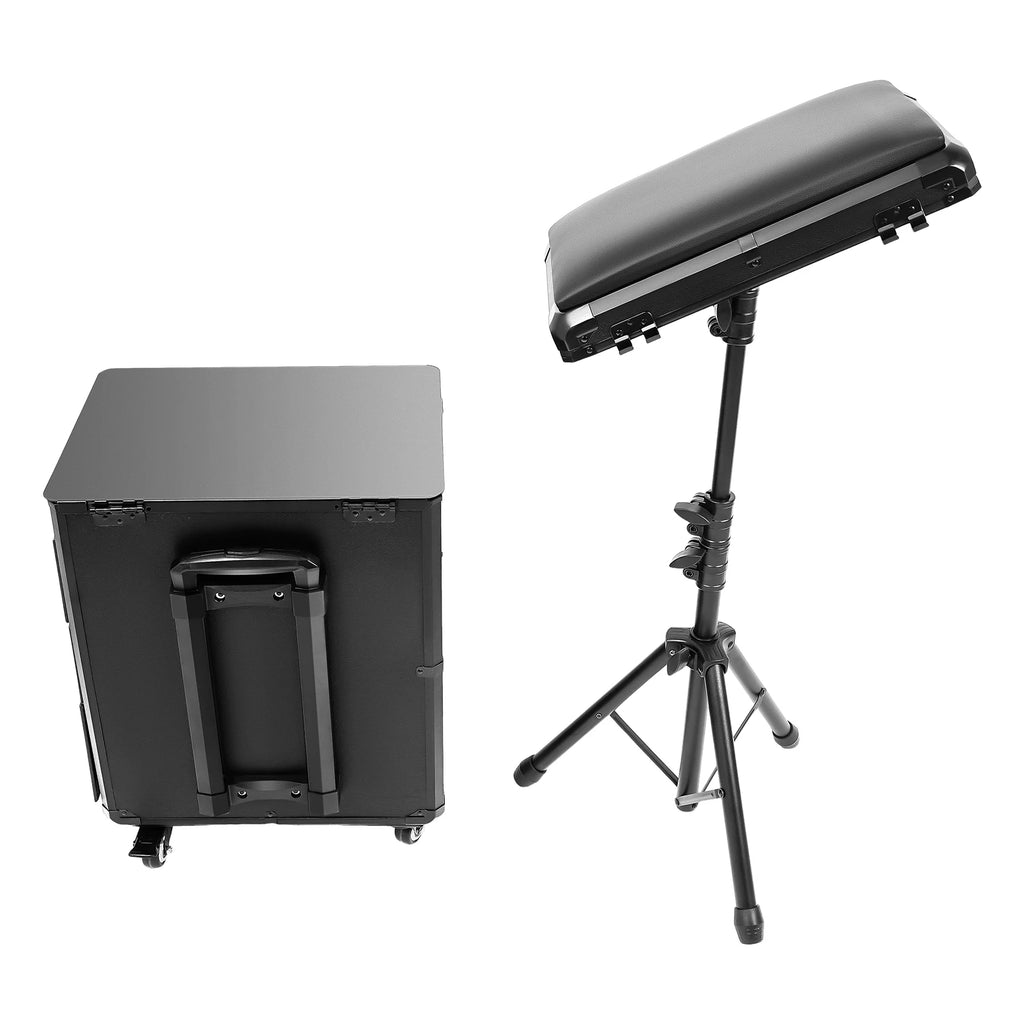 Tattoo Suitcase Mobile Tattoo Trolley Case Rolling Makeup Train Case W/ 3 Drawers for Nail Art Embroidery Hairdressing