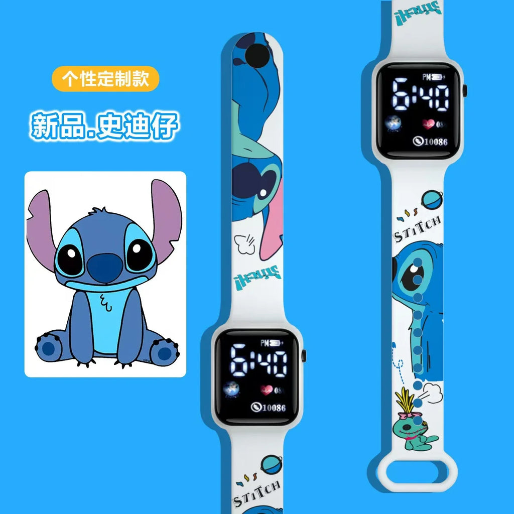 Reloj Electrónico LED Cartoon para Niños | Diseño Cuadrado Unisex ⌚ - Firu Total Sales