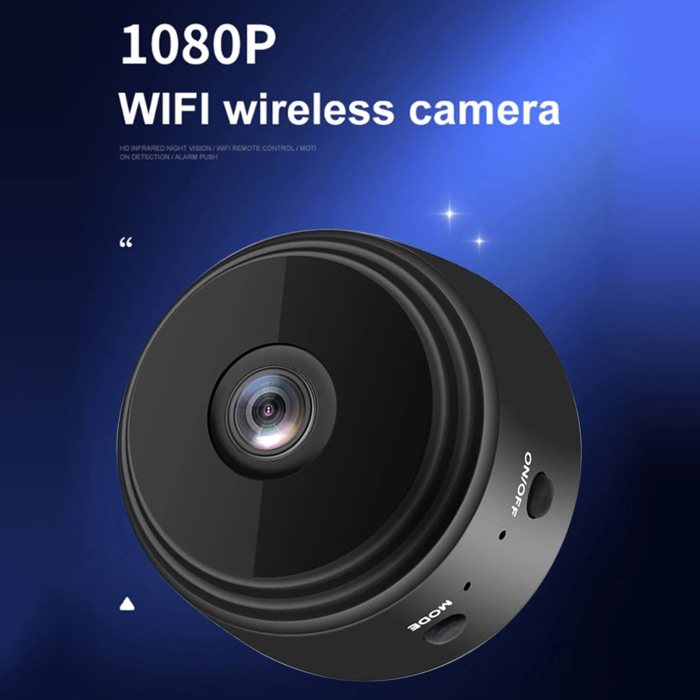 WiFi Video Recorder 1080P HD Intelligent Camcorders Night Vision Video Surveillance Camera for Baby/Pet/Nanny