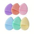 6-Piece Deep Cleansing Exfoliating Facial Sponge, Random Color and Shape, Reusable