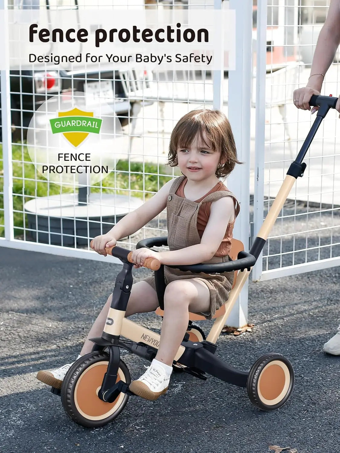 Triciclo 5 en 1 para Bebés 1-3 Años | Bicicleta de Balance con Manija para Padres 🚲 - Firu Total Sales