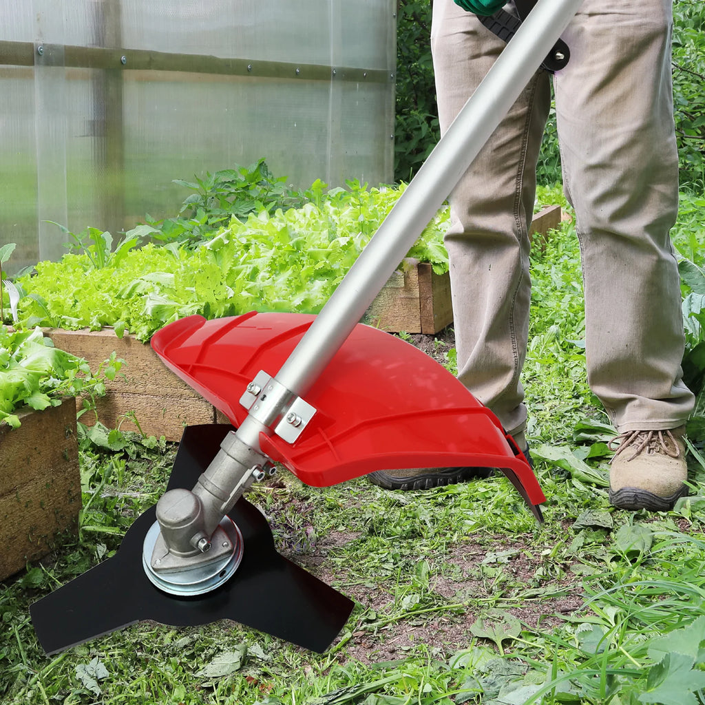 4-Stroke Gas Weed Eater 31cc 15lb 13 in Straight Shaft Trimmer Cordless Weed Wacker Light High-Power for Lawns and Garden Care