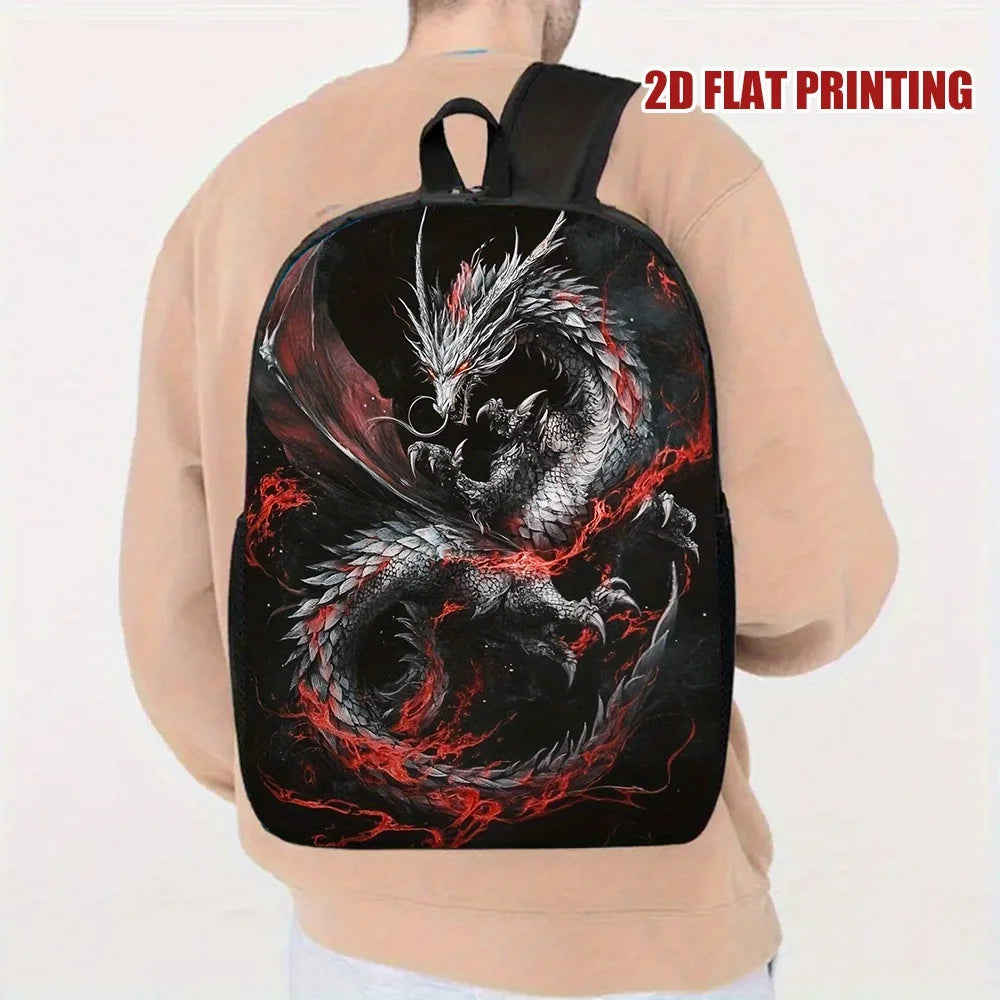 A 3D printed cartoon and cute African girl backpack for a fashionable student bag