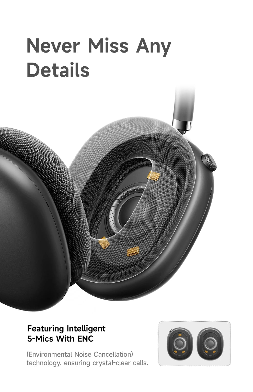 Auriculares Picun F8 Pro ANC -52dB | Audio 3D Espacial | Head Tracking | Bluetooth 5.4 | 80h Batería - Firu Total Sales