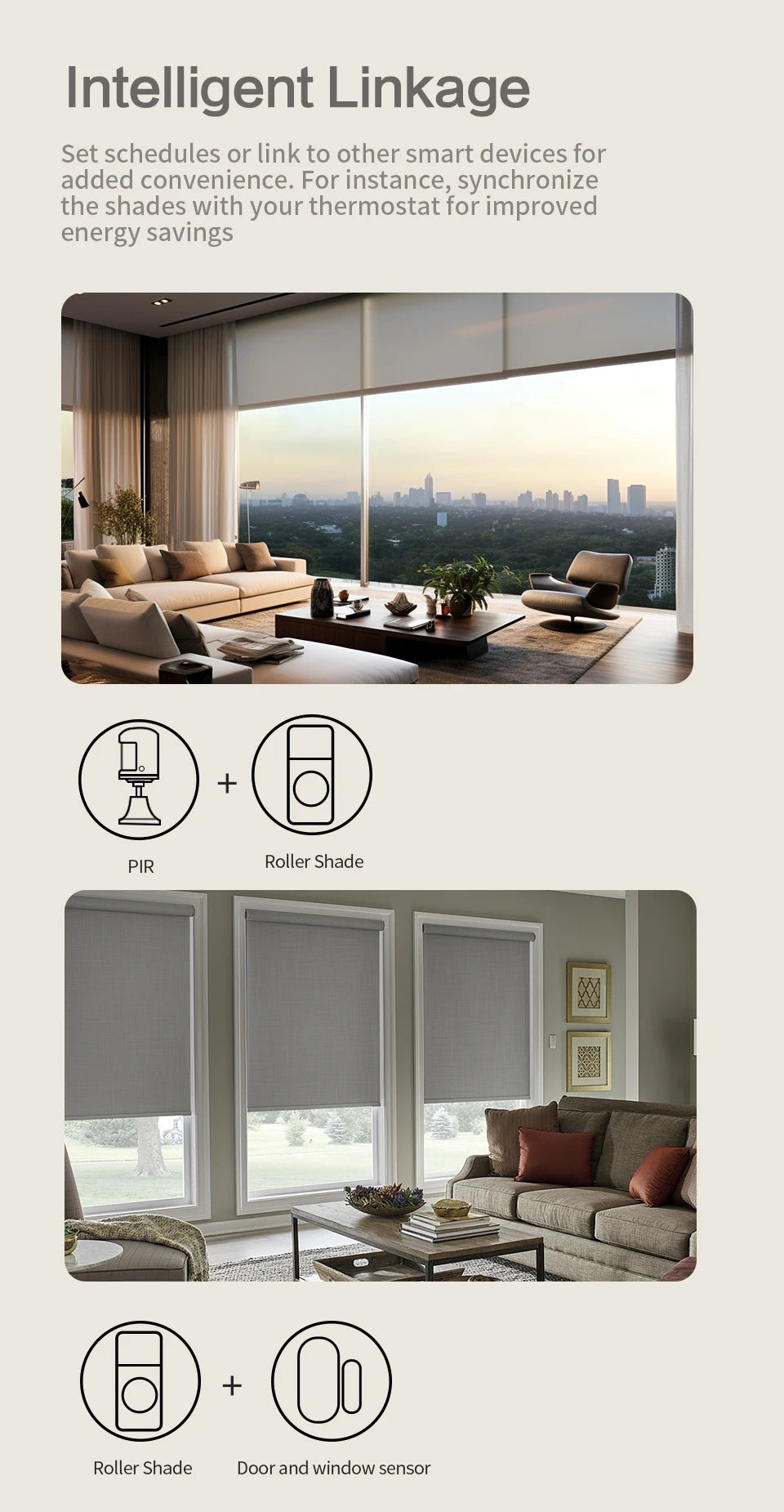 Zemismart Electric Honeycomb Shade Roller Blinds Driver Matter Thread Works with Alexa HomeKit Google Home Assistant SmartThings