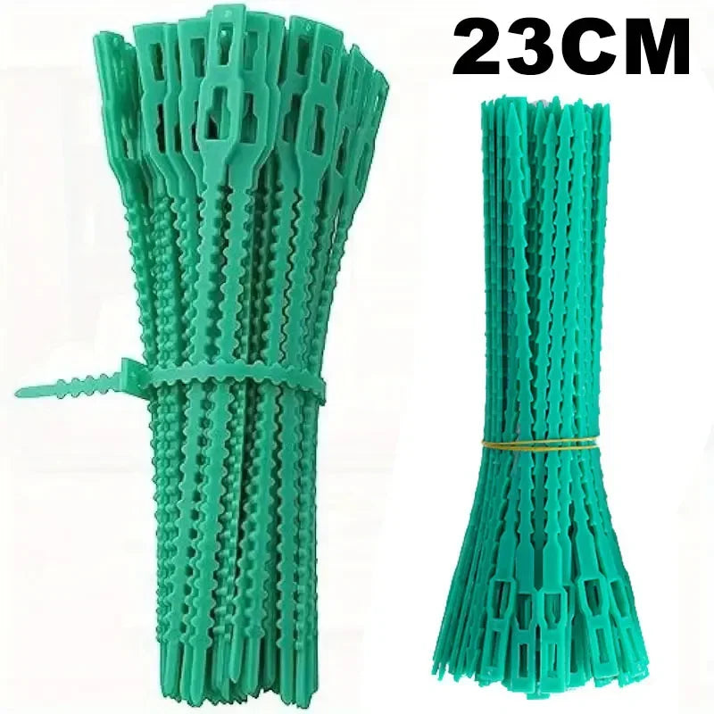 Bridas Reutilizables para Jardín | Soporte para Plantas y Enredaderas | Nylon Ajustable