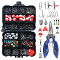 Kit Pesca Completo 263 Piezas | Caja Incluida | Alicates, Anzuelos Jig, Plomos, Giratorios y Snaps - Firu Total Sales