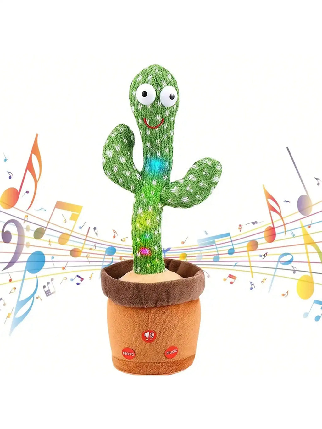 Cactus Bailarín que Habla y Canta | Repite lo que Dices | Juguete para Bebés 🌵 - Firu Total Sales