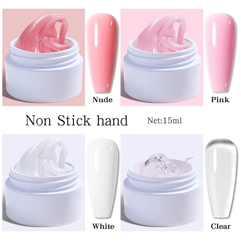 Set 7pcs Gel Extensión de Uñas UV 15ml | Escultura 3D | Moldeado Rápido 💅 - Firu Total Sales