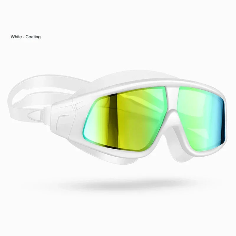 1 Pcs Adult male and female universal professional swimming goggles waterproof, anti fog, anti UV electroplated high-definition