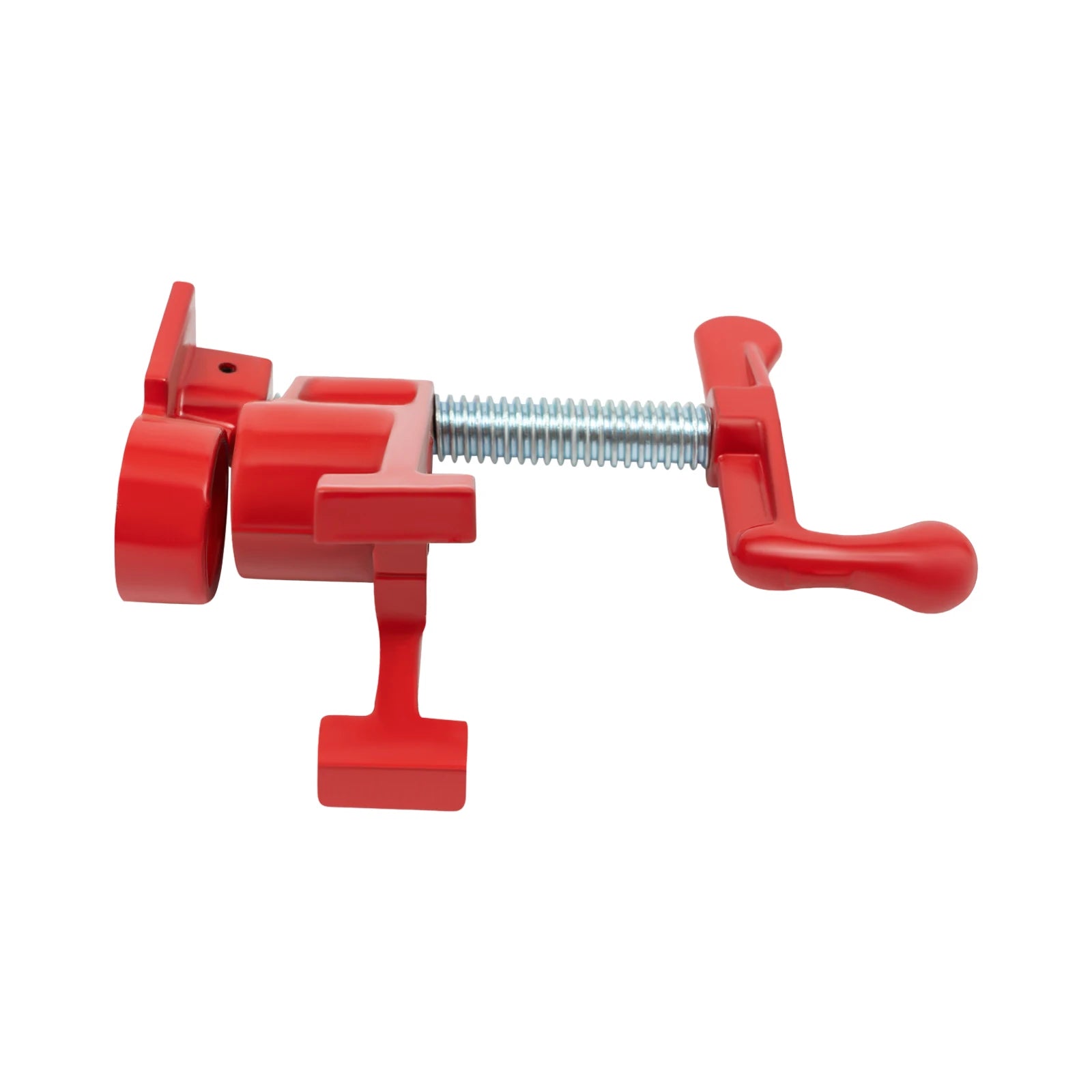 4 Pack 3/4" Wood Gluing Pipe Clamp Set Heavy Duty PRO Cast Iron Quick Release Bar Clamps Kit with Wide Base for Woodworking