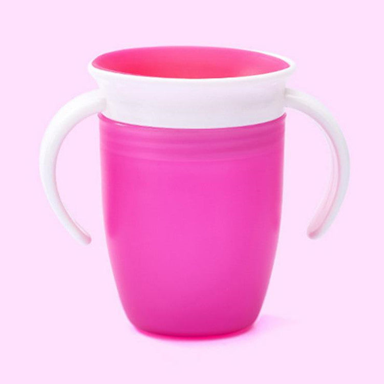 Vaso de Aprendizaje 360° con Doble Asa para Bebé | Tapa Flip | Antiderrame 🍼