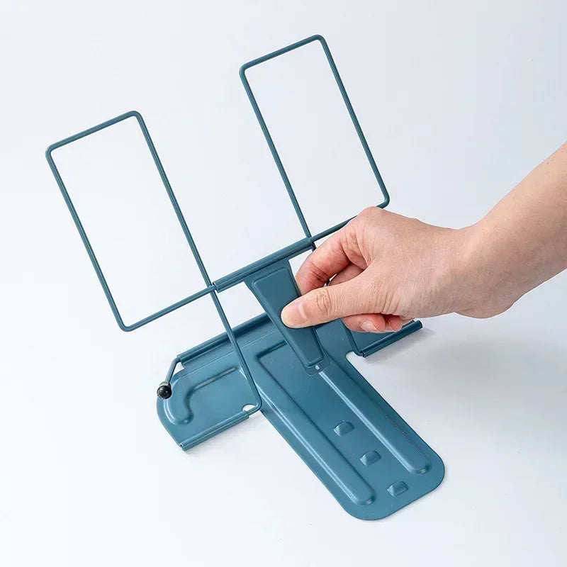 Simple metal reading stand, foldable reading stand, portable reading bookshelf, music stand
