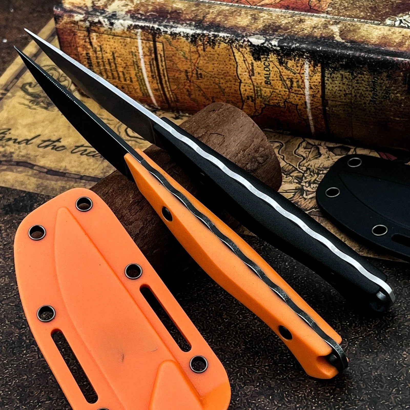 CPM-154 Steel Small Fixed Blade Knife 15700 Flyway with K-Type Sheath Outdoor Camping Fishing EDC Tool for Men's Gift