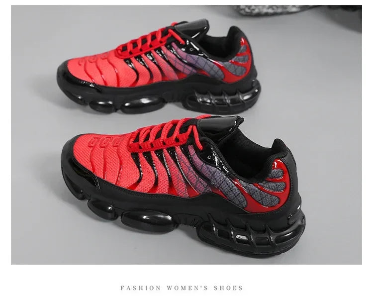 Tenis Hombre Deportivos Ligeros | Dad Shoes | Casual Running | Suela Gruesa | Sin Cordones | Bicolor