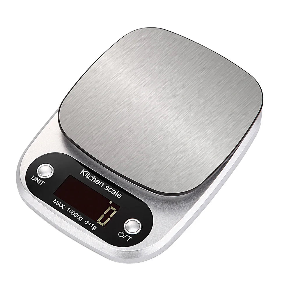 Digital Kitchen Scale 10kg/1g | LCD High Precision | Coffee Baking Jewelry Portable