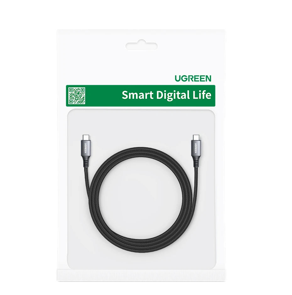 UGREEN Cable USB-C 100W 5A | QC4.0 | Trenzado Aluminio | iPhone 17/16/15, MacBook, Samsung S25/S24