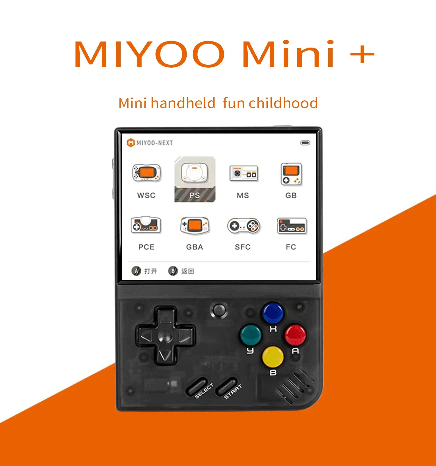 MIYOO Mini Plus Consola Portátil Retro | 3.5" IPS HD | Linux | WiFi | Regalo Niños - Firu Total Sales