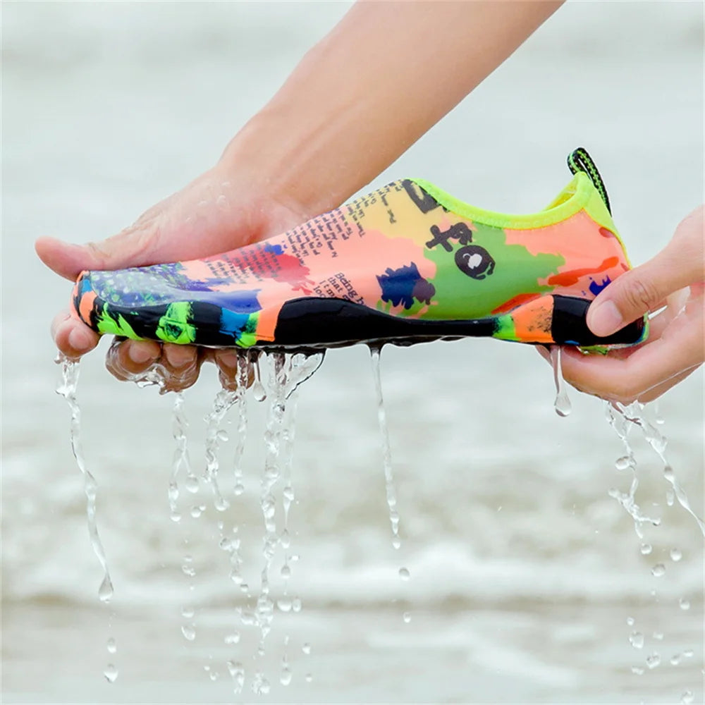 Quick-Drying Summer Water Shoes Unisex Seaside Beach Sock Barefoot Sneakers Men Swimming Upstream Sports Diving Aqua Shoes Women
