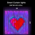 Luces Cortina LED 400 RGB GCTECHING | App Control | Sincronización Musical | Navidad y Exterior - Firu Total Sales