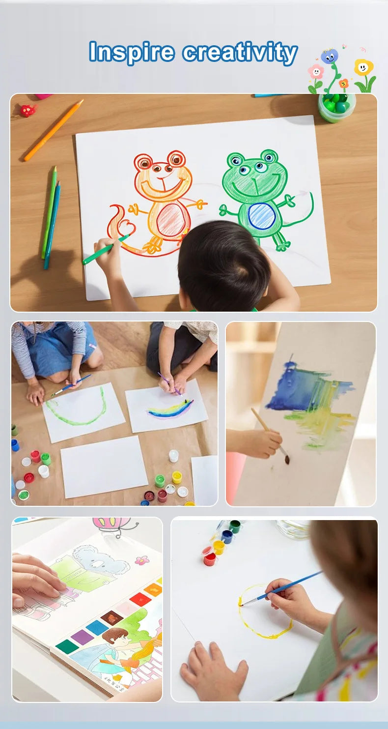 Double-ended watercolor marker set - for painting and handicrafts, durable plastic pen body, Christmas gift