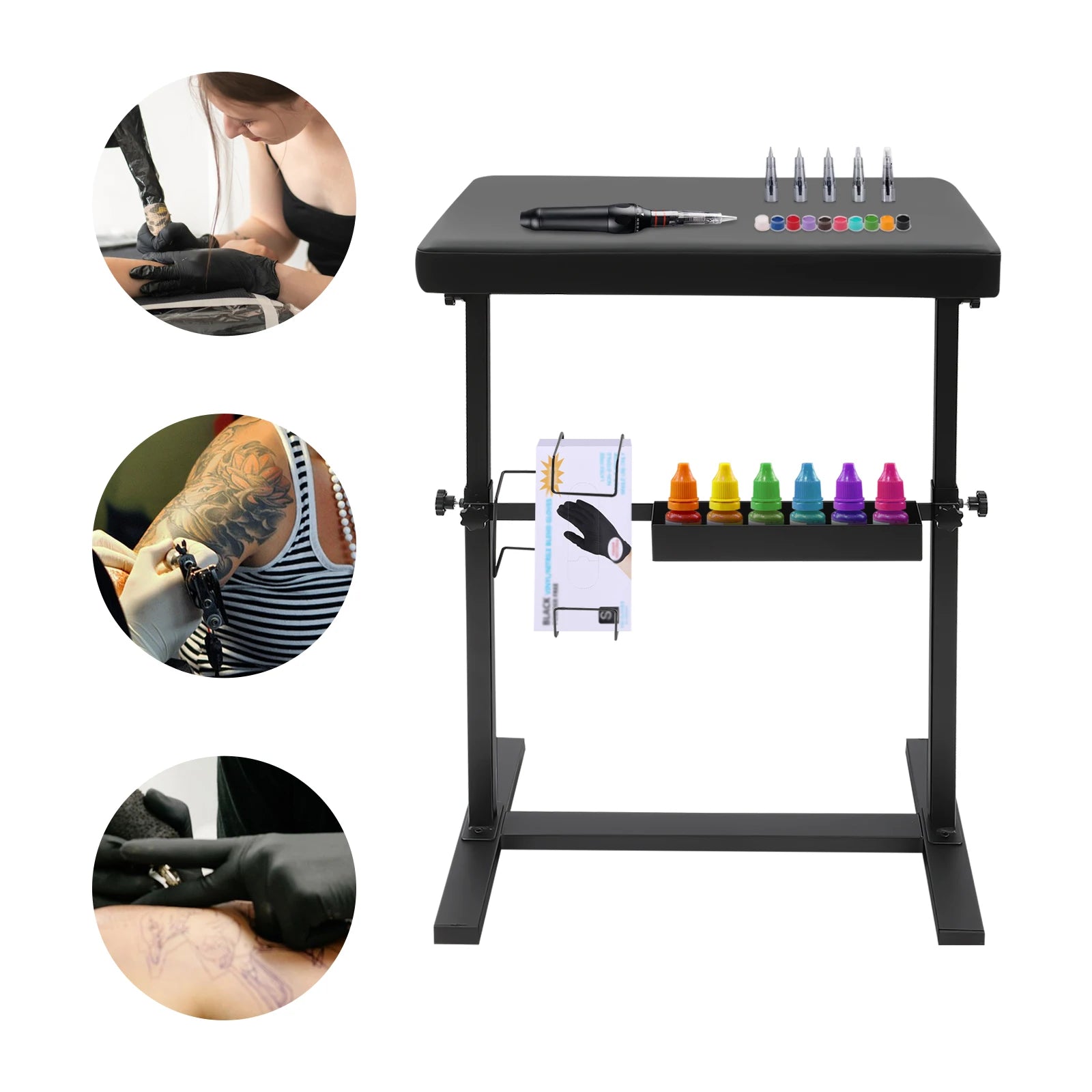 Tattoo Armrest Stand Strong Structure Height Adjustable Armrest Bracket With Non-slip Feet For Tattooing The Arm, Hand, Wrist
