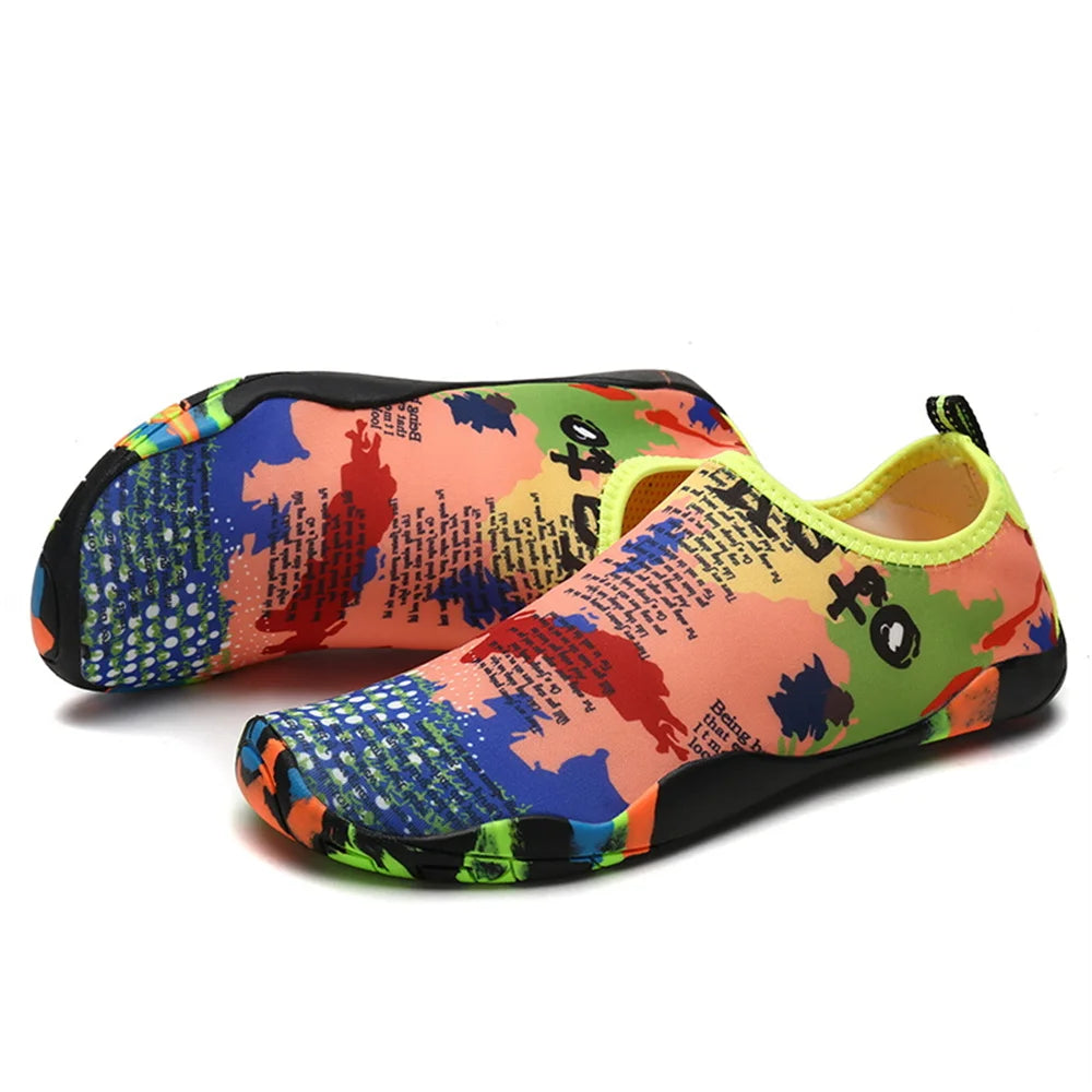Quick-Drying Summer Water Shoes Unisex Seaside Beach Sock Barefoot Sneakers Men Swimming Upstream Sports Diving Aqua Shoes Women