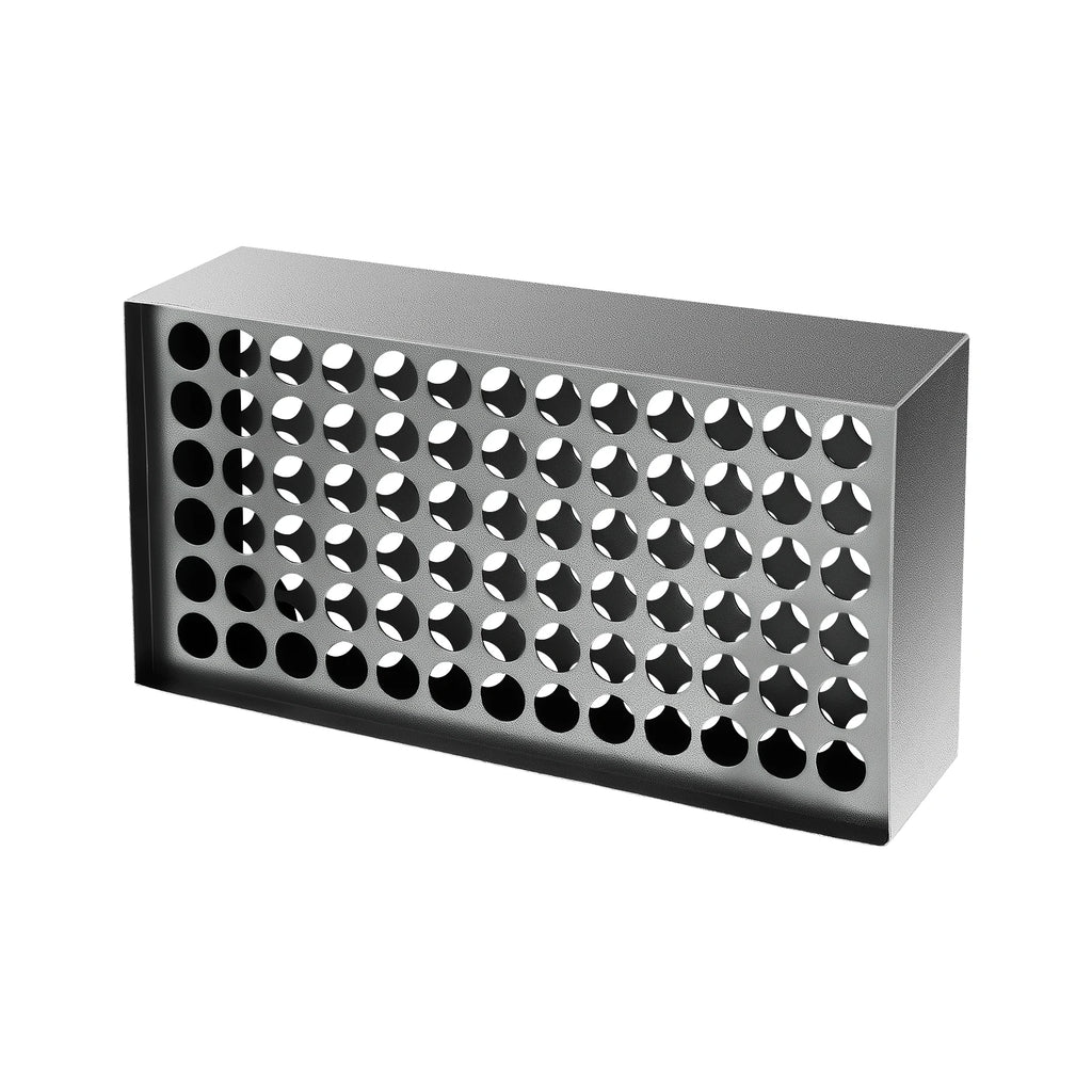 78 Holes Tattoo Ink Holder Rack Wall-mounted Cartridge Organizer Vertical Display Stand for Pigment Bottle