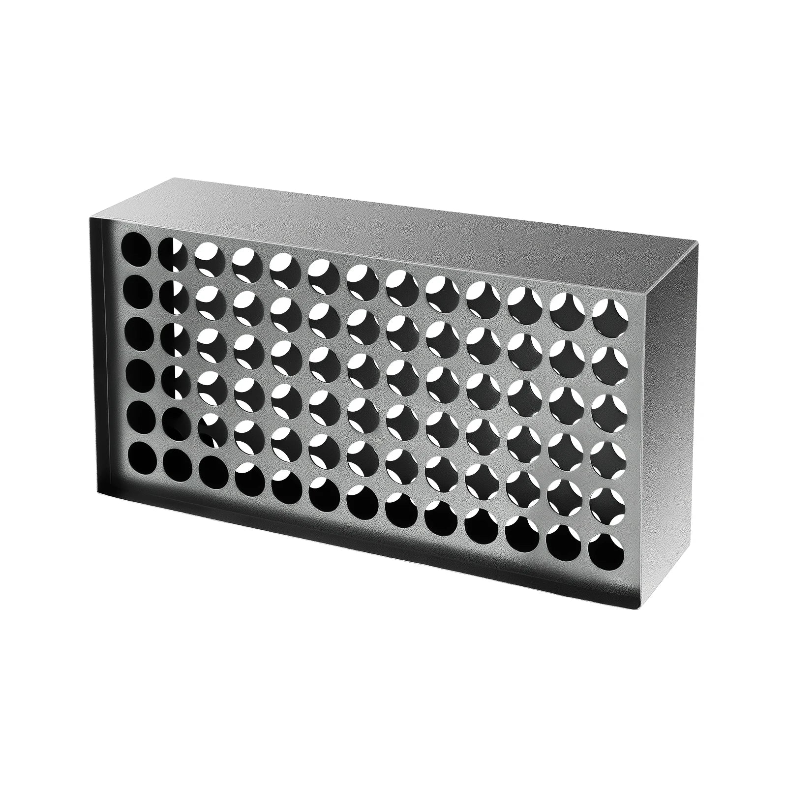 78 Holes Tattoo Ink Holder Rack Wall-mounted Cartridge Organizer Vertical Display Stand for Pigment Bottle