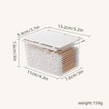 Transparent Drawer Storage Box Under Mirror Cabinet Oragnizer Bathroom Cotton Stick Makeup Pull-Out Case